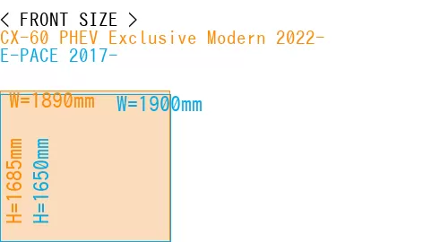 #CX-60 PHEV Exclusive Modern 2022- + E-PACE 2017-
